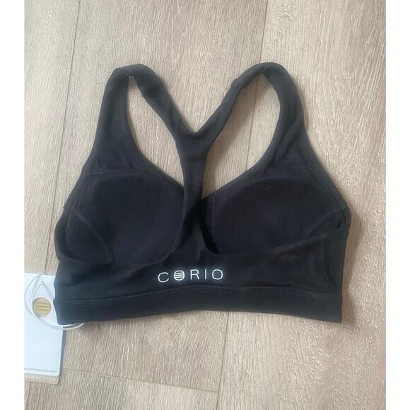 NWT Corio‎ Active Black Sports Bra Size Small - Picture 2 of 5